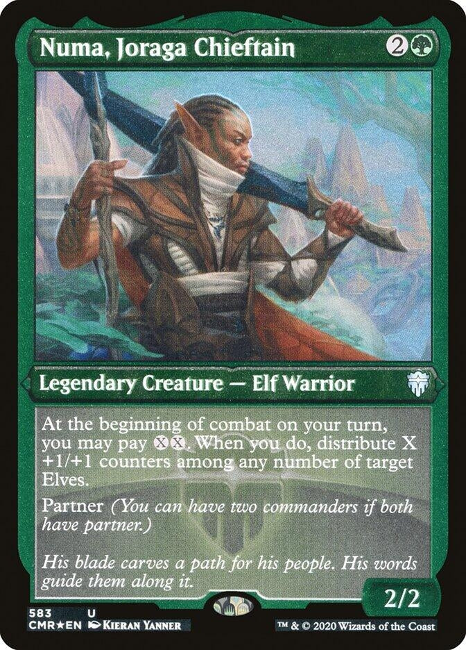 Numa Joraga Chieftain (Foil Etched) (583) [CMR] - MTG Single