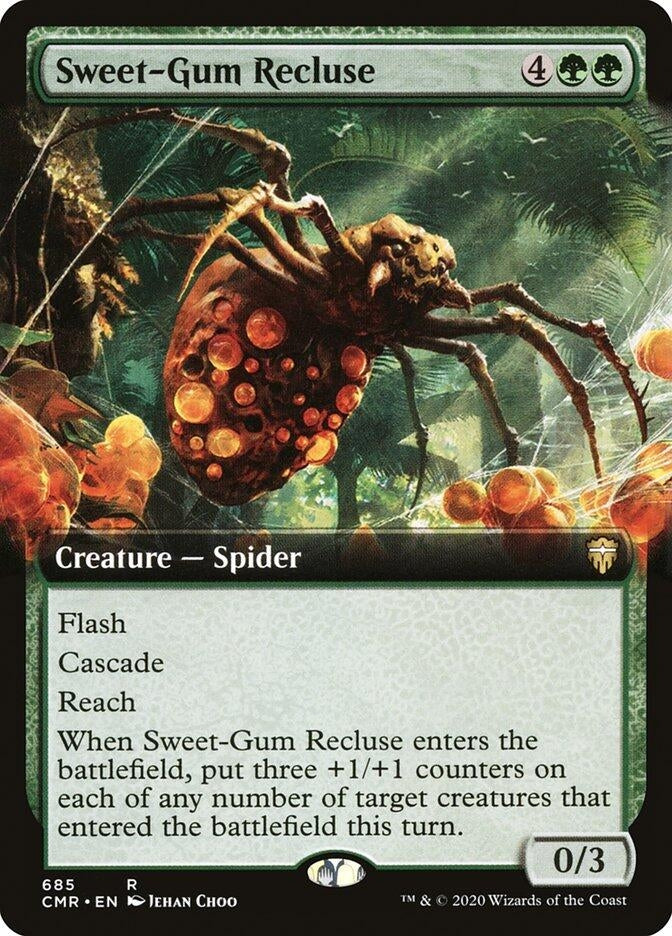 Sweet-Gum Recluse (Extended Art) (685) [CMR] - MTG Single