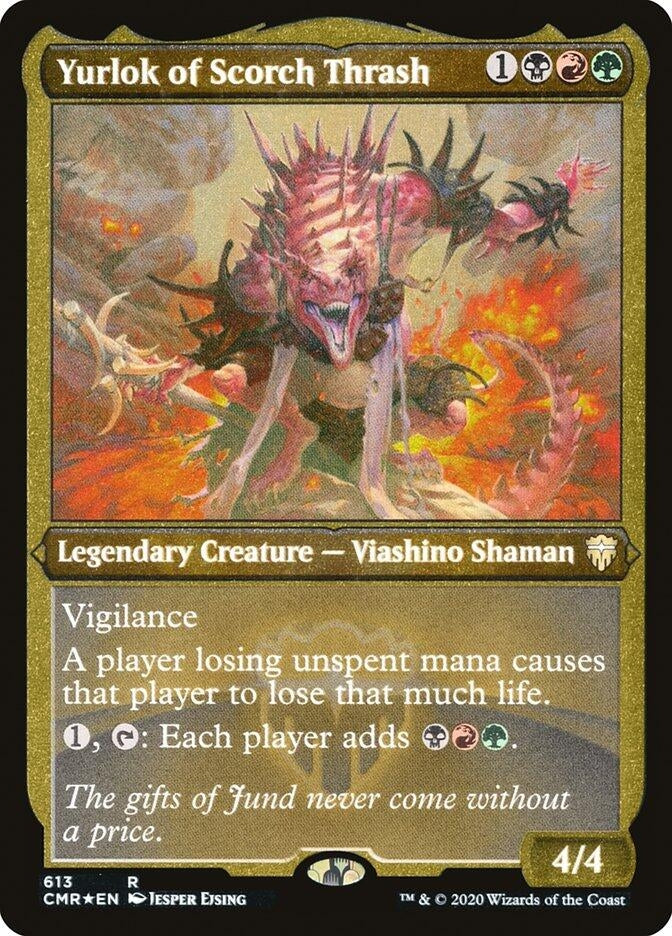 Yurlok of Scorch Thrash (Foil Etched) (613) [CMR] - MTG Single