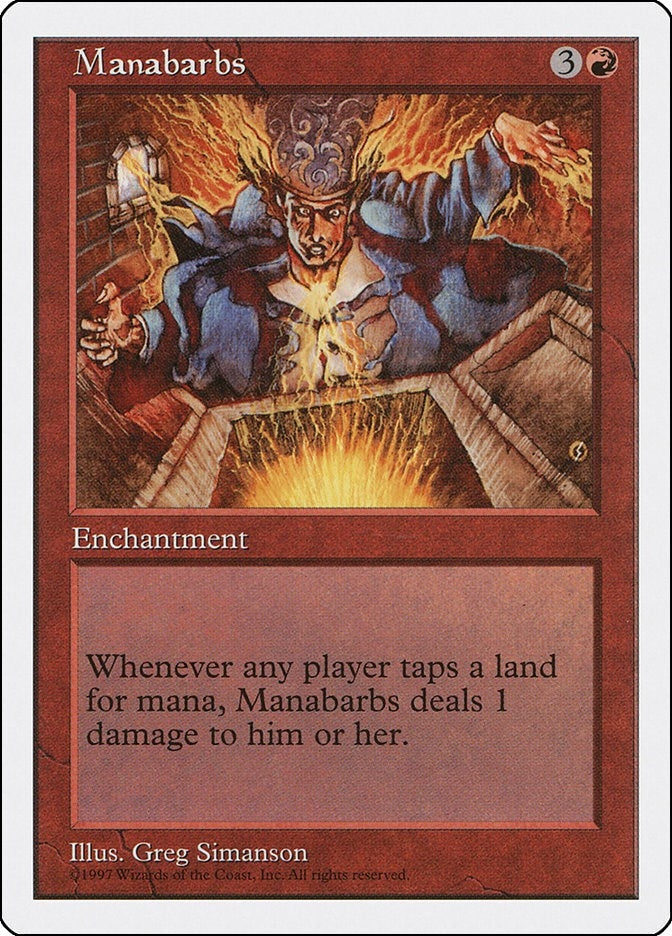 Manabarbs [5ED] - MTG Single