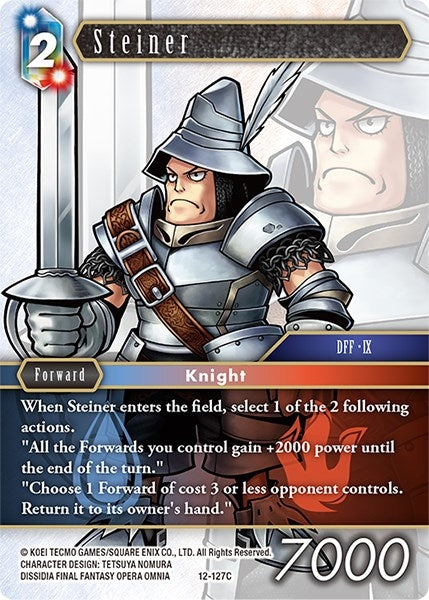 Steiner (12) [OP12] - Final Fantasy TCG Single
