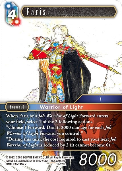 Faris (12) [OP12] - Final Fantasy TCG Single