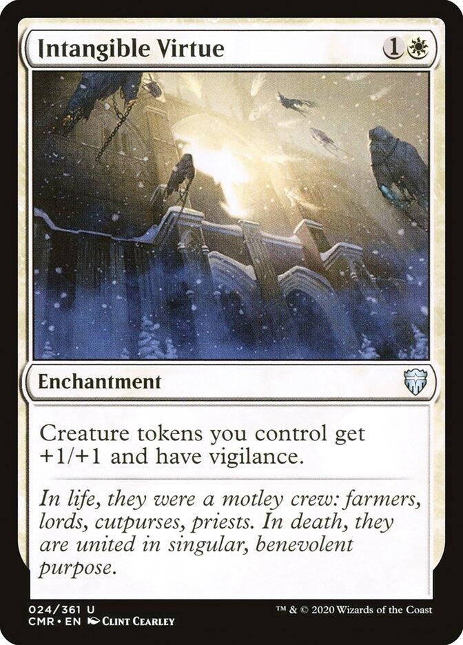 Intangible Virtue (24) [CMR] - MTG Single