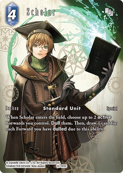 Scholar (Full Art) (12) [OP12] - Final Fantasy TCG Single