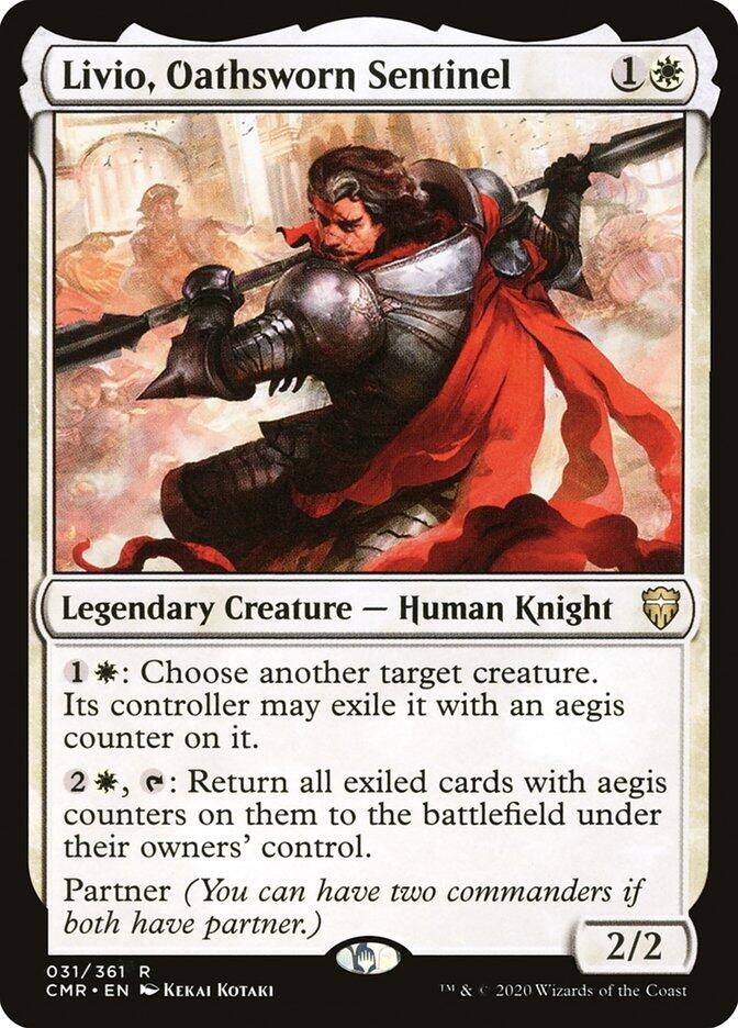 Livio Oathsworn Sentinel (31) [CMR] - MTG Single