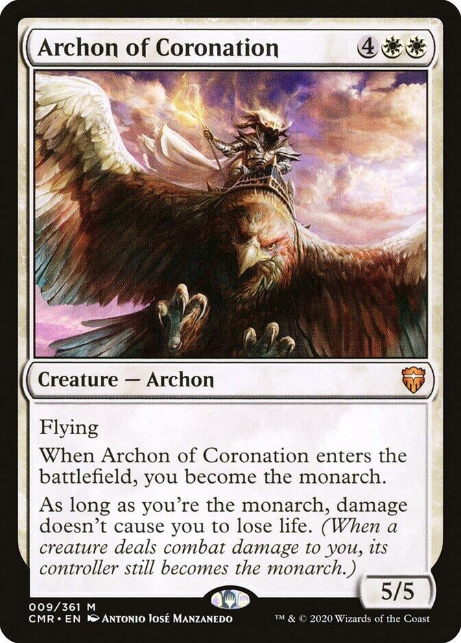 Archon of Coronation (9) [CMR] - MTG Single