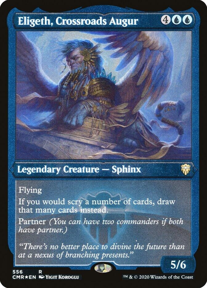 Eligeth Crossroads Augur (Foil Etched) (556) [CMR] - MTG Single