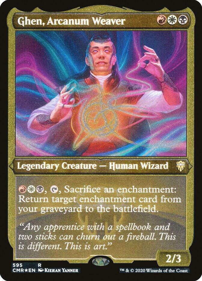 Ghen Arcanum Weaver (Foil Etched) (595) [CMR] - MTG Single