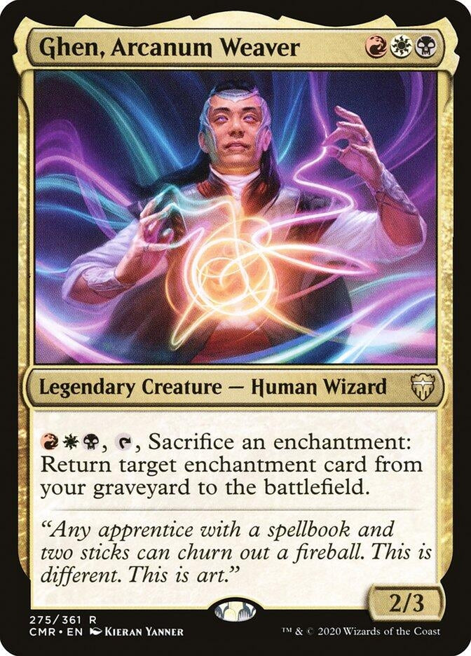 Ghen Arcanum Weaver (275) [CMR] - MTG Single