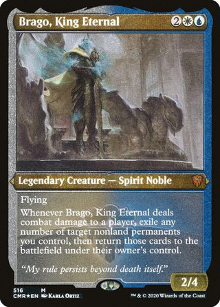 Brago King Eternal (Foil Etched) (516) [CMR] - MTG Single