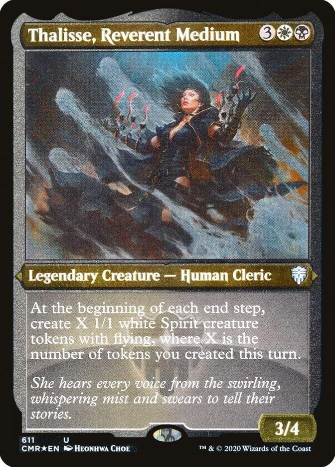 Thalisse Reverent Medium (Foil Etched) (611) [CMR] - MTG Single