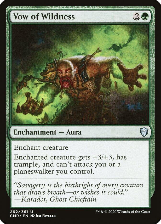 Vow of Wildness (262) [CMR] - MTG Single