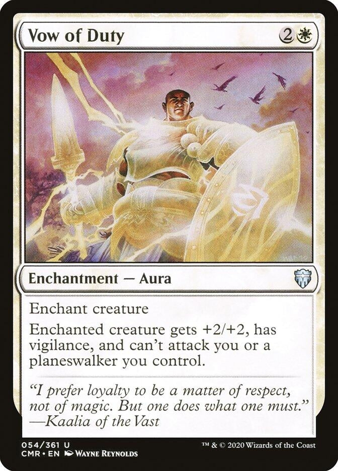 Vow of Duty (54) [CMR] - MTG Single