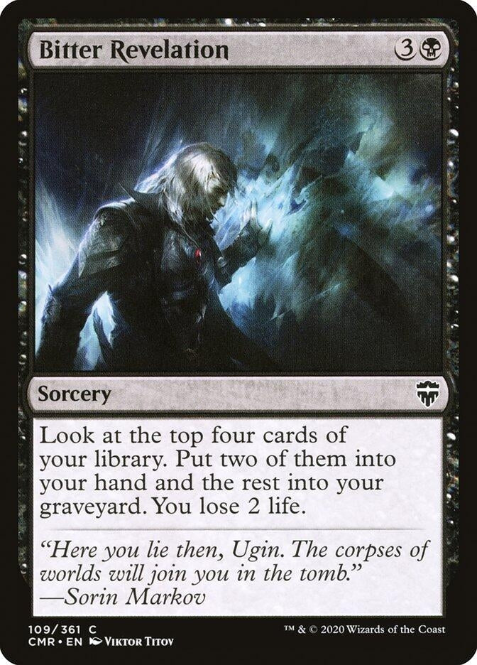 Bitter Revelation (109) [CMR] - MTG Single