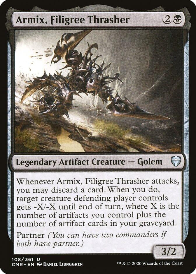 Armix Filigree Thrasher (108) [CMR] - MTG Single