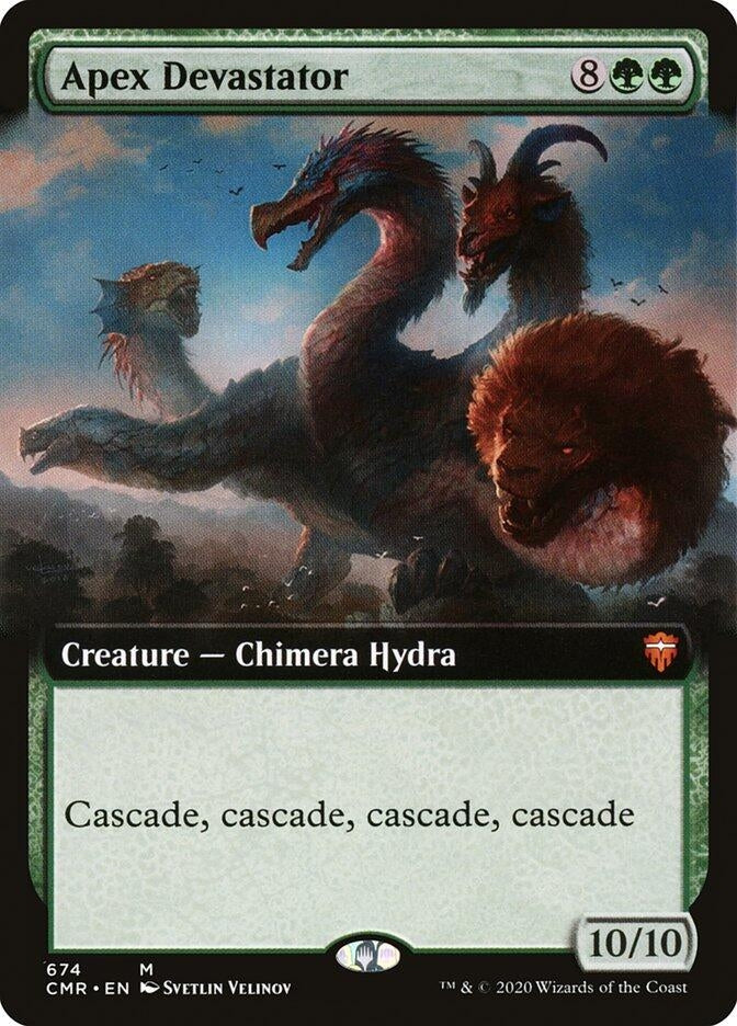 Apex Devastator (Extended Art) (674) [CMR] - MTG Single