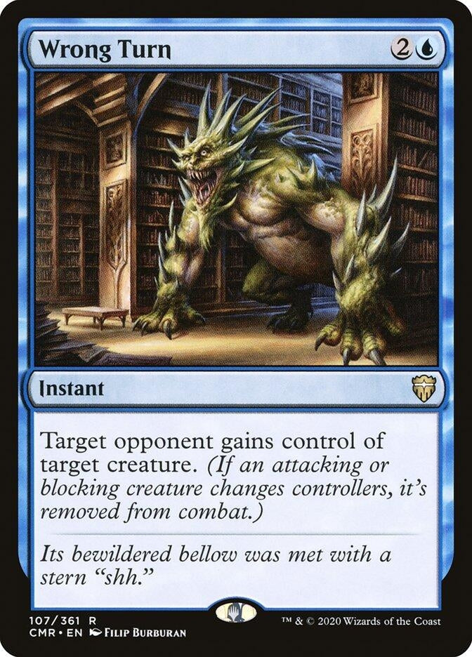 Wrong Turn (107) [CMR] - MTG Single