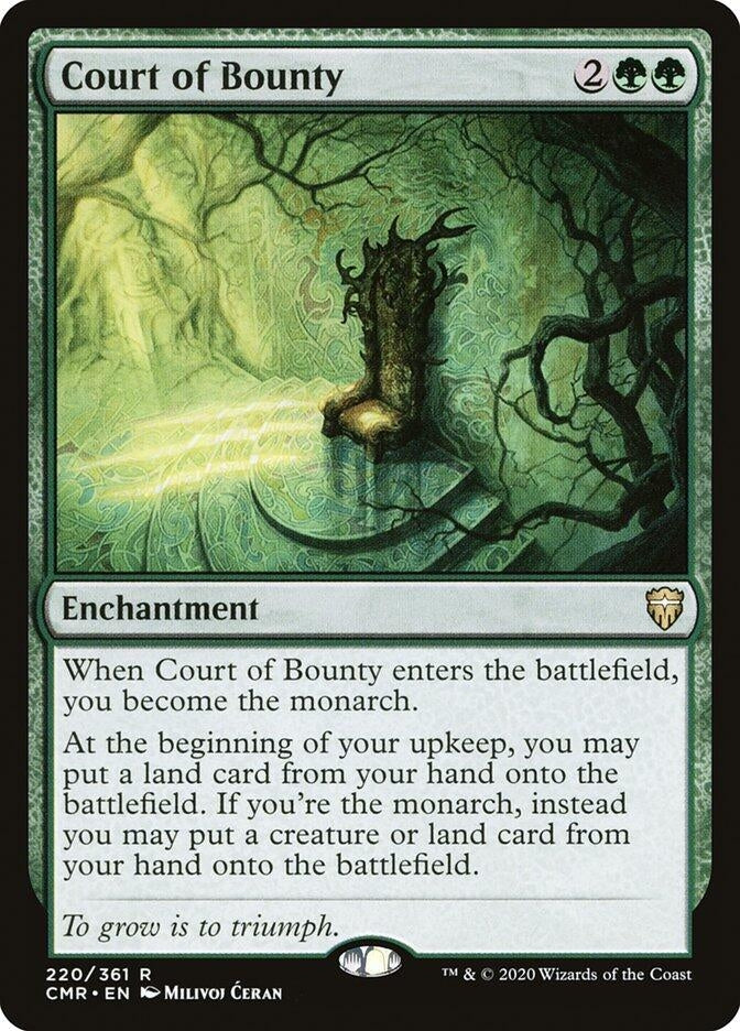Court of Bounty (220) [CMR] - MTG Single