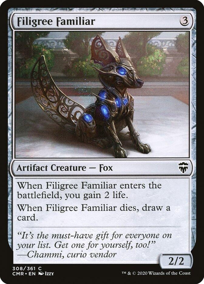 Filigree Familiar (308) [CMR] - MTG Single