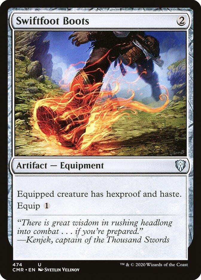 Swiftfoot Boots (474) [CMR] - MTG Single