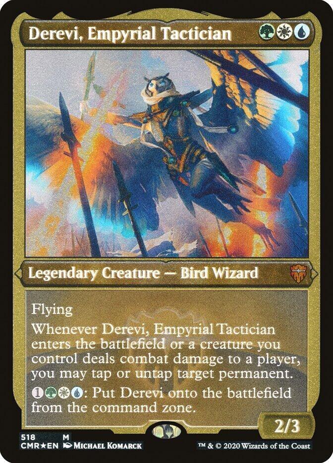 Derevi Empyrial Tactician (Foil Etched) (518) [CMR] - MTG Single