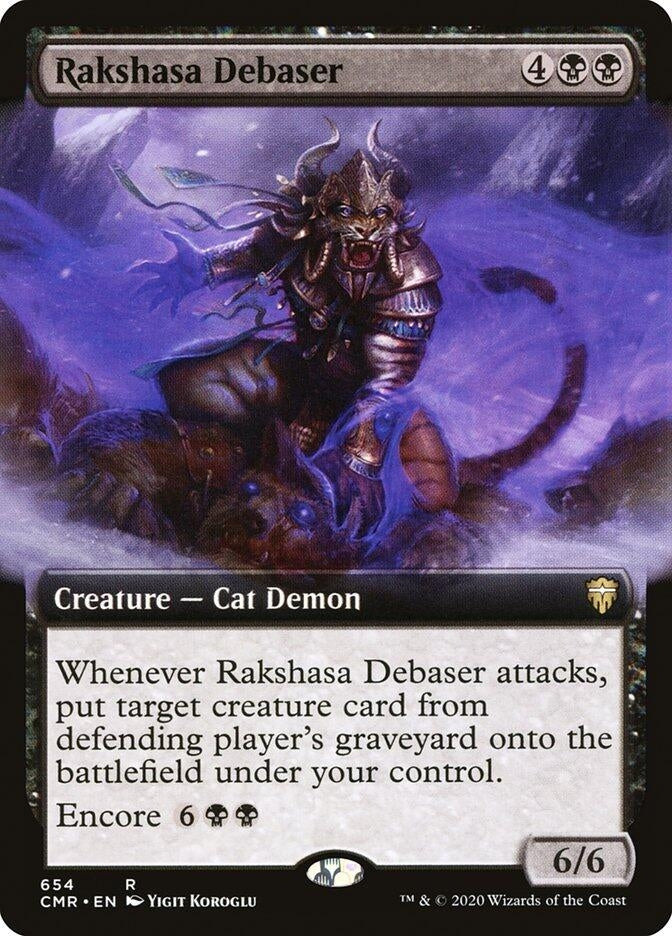 Rakshasa Debaser (Extended Art) (654) [CMR] - MTG Single