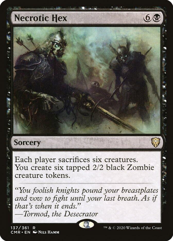Necrotic Hex (137) [CMR] - MTG Single