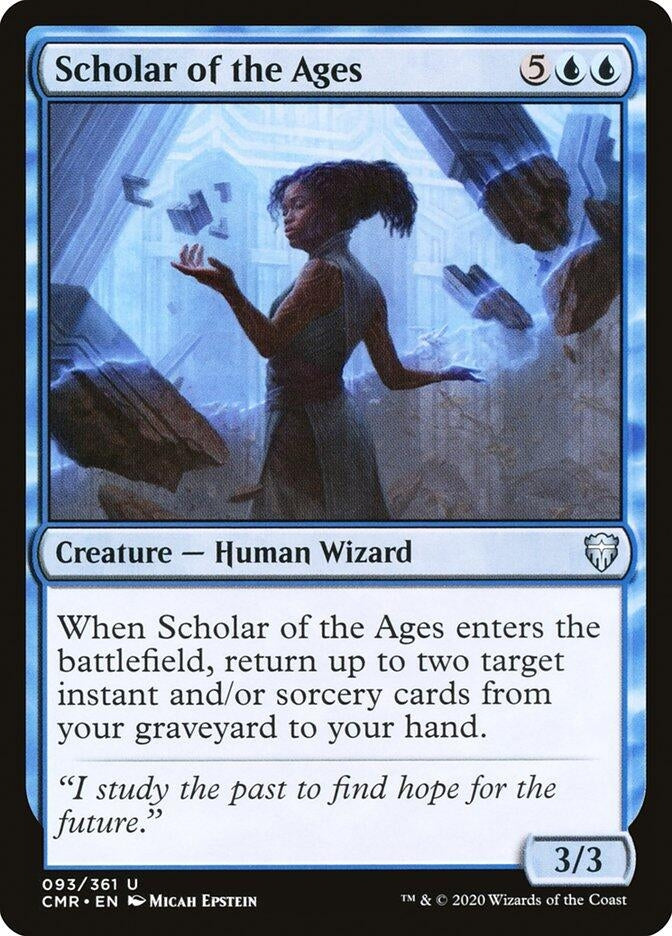 Scholar of the Ages (93) [CMR] - MTG Single