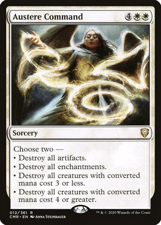 Austere Command (12) [CMR] - MTG Single