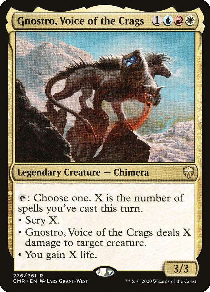 Gnostro Voice of the Crags (276) [CMR] - MTG Single