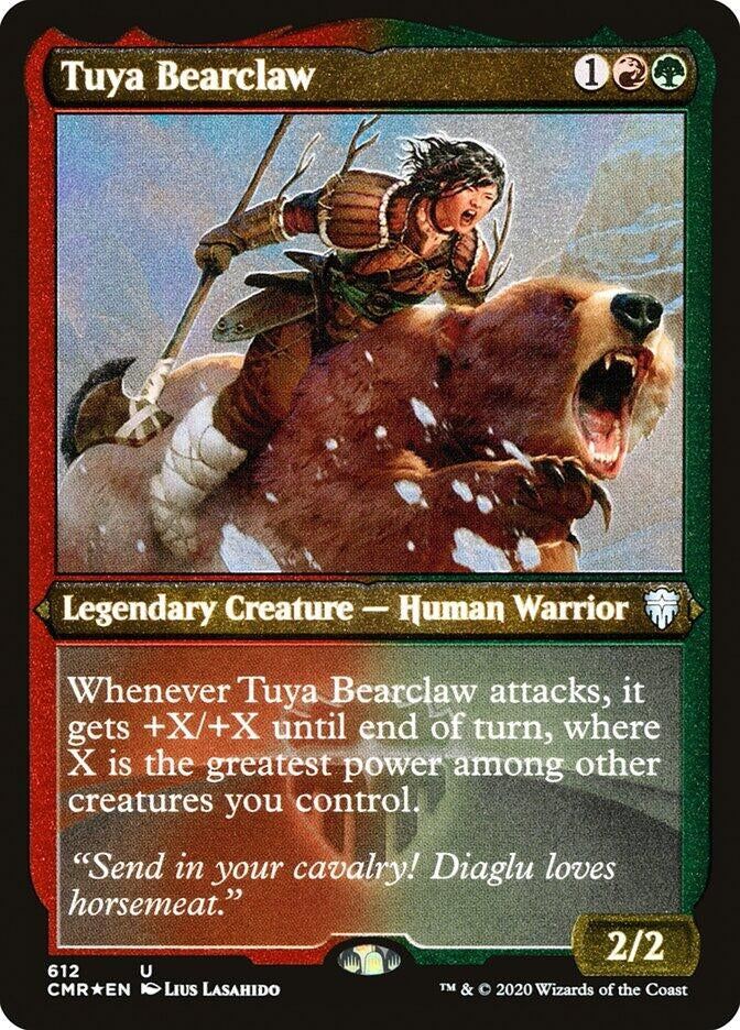 Tuya Bearclaw (Foil Etched) (612) [CMR] - MTG Single