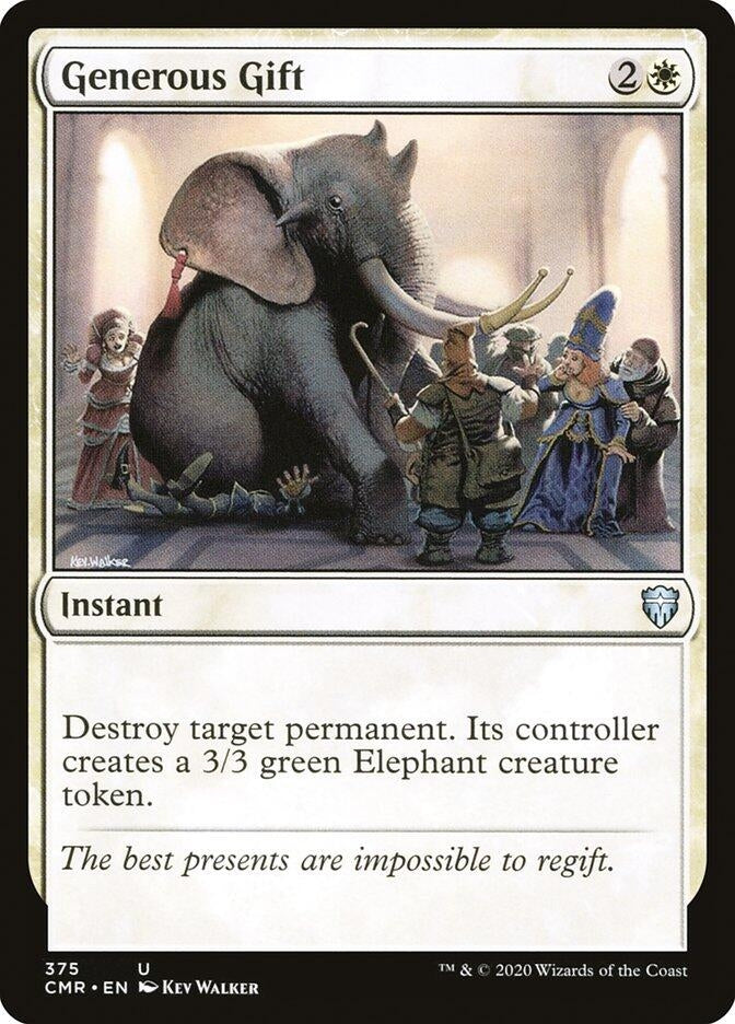 Generous Gift (375) [CMR] - MTG Single