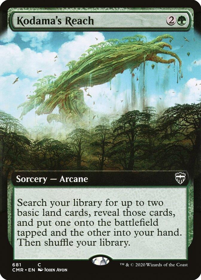 Kodama’s Reach (Extended Art) (681) [CMR] - MTG Single