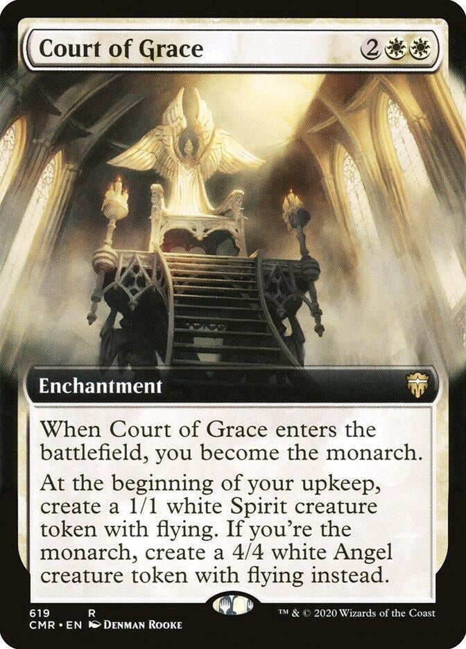 Court of Grace (Extended Art) (619) [CMR] - MTG Single