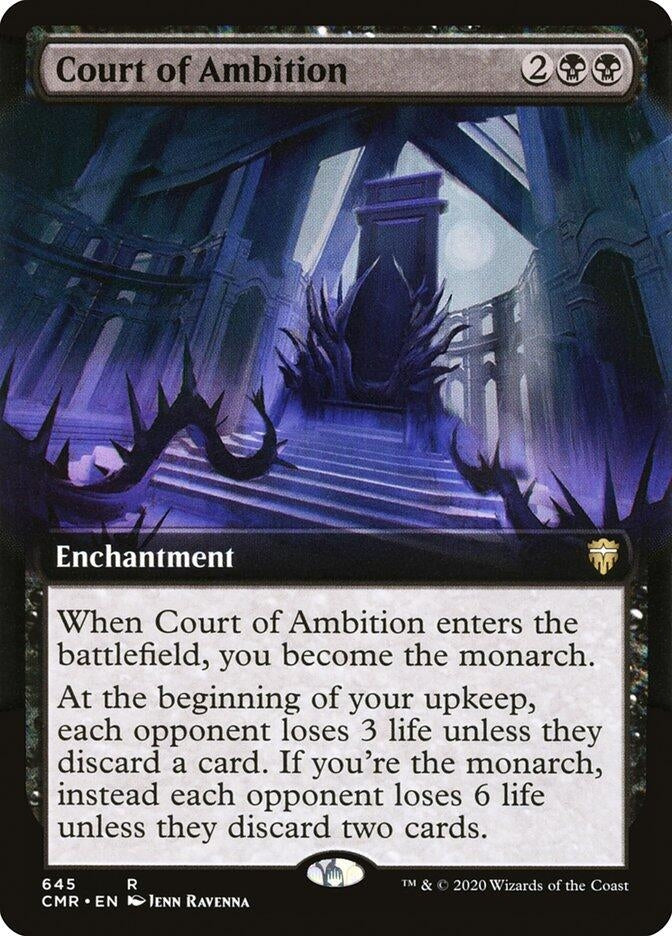 Court of Ambition (Extended Art) (645) [CMR] - MTG Single