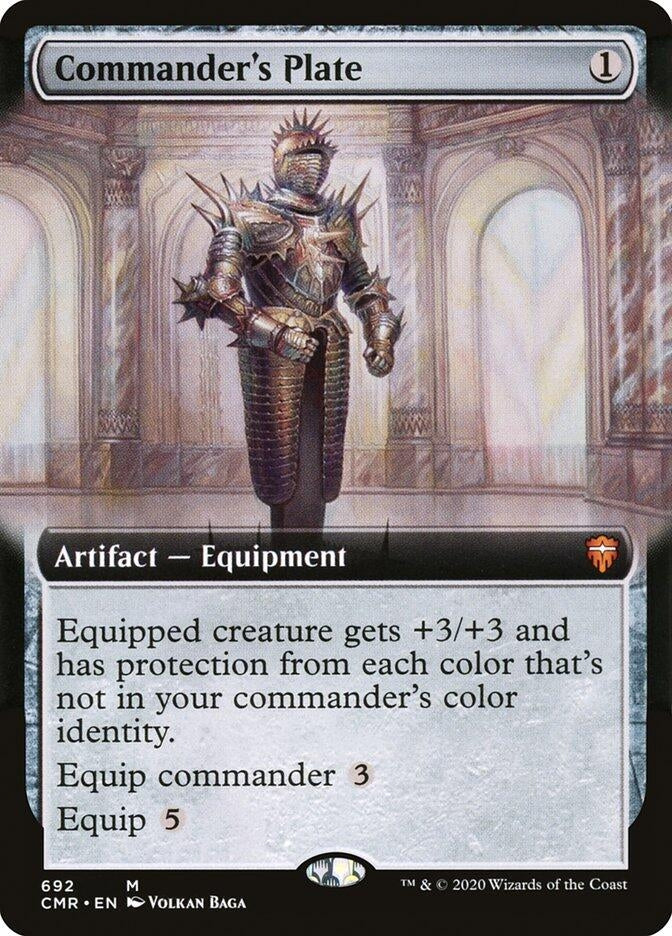 Commander’s Plate (Extended Art) (692) [CMR] - MTG Single
