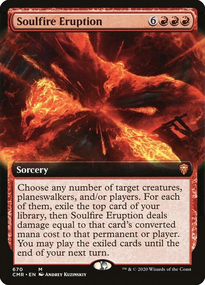 Soulfire Eruption (Extended Art) (670) [CMR] - MTG Single