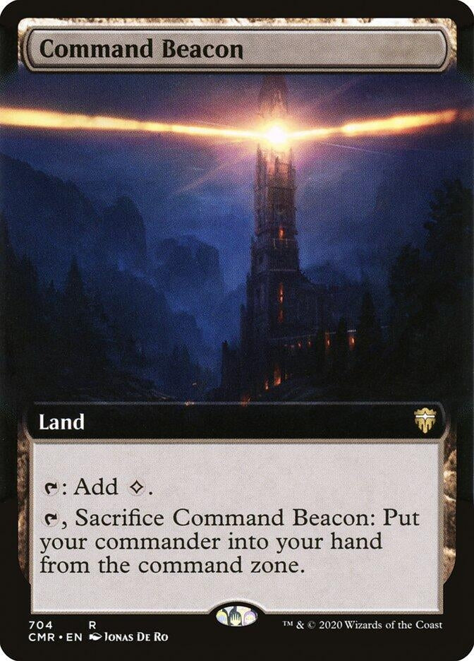 Command Beacon (Extended Art) (704) [CMR] - MTG Single