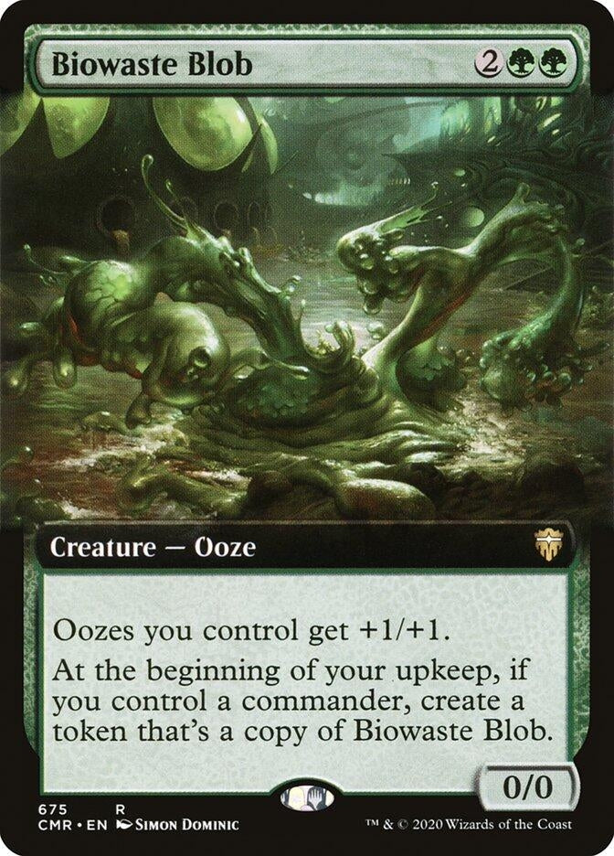 Biowaste Blob (Extended Art) (675) [CMR] - MTG Single