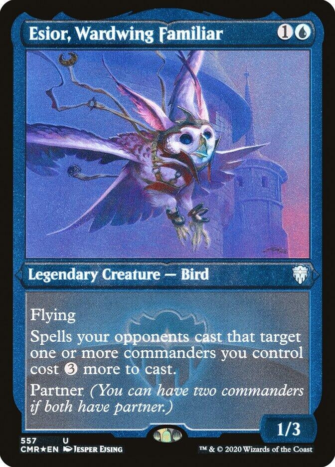 Esior Wardwing Familiar (Foil Etched) (557) [CMR] - MTG Single