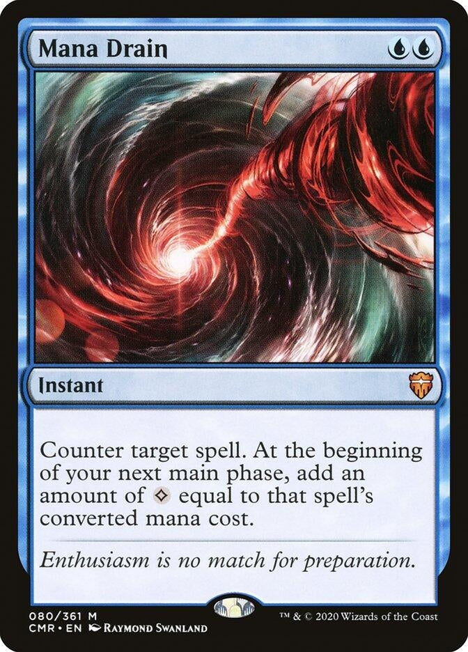 Mana Drain (80) [CMR] - MTG Single