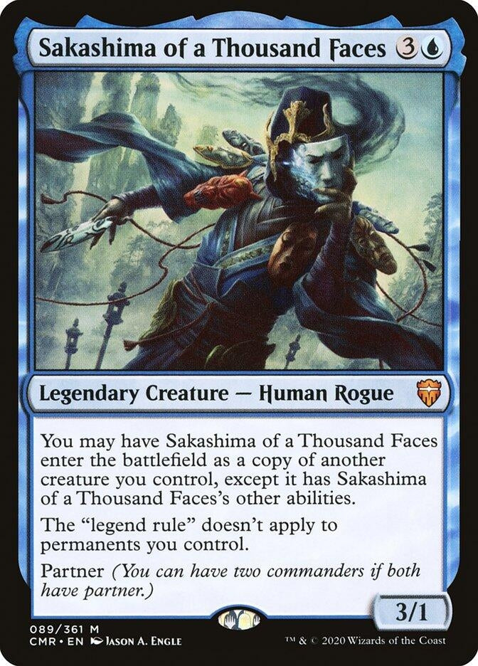 Sakashima of a Thousand Faces (89) [CMR] - MTG Single