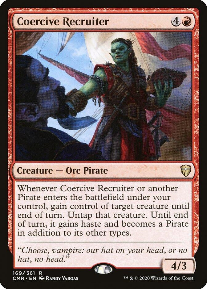 Coercive Recruiter (169) [CMR] - MTG Single