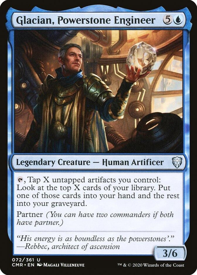 Glacian Powerstone Engineer (72) [CMR] - MTG Single
