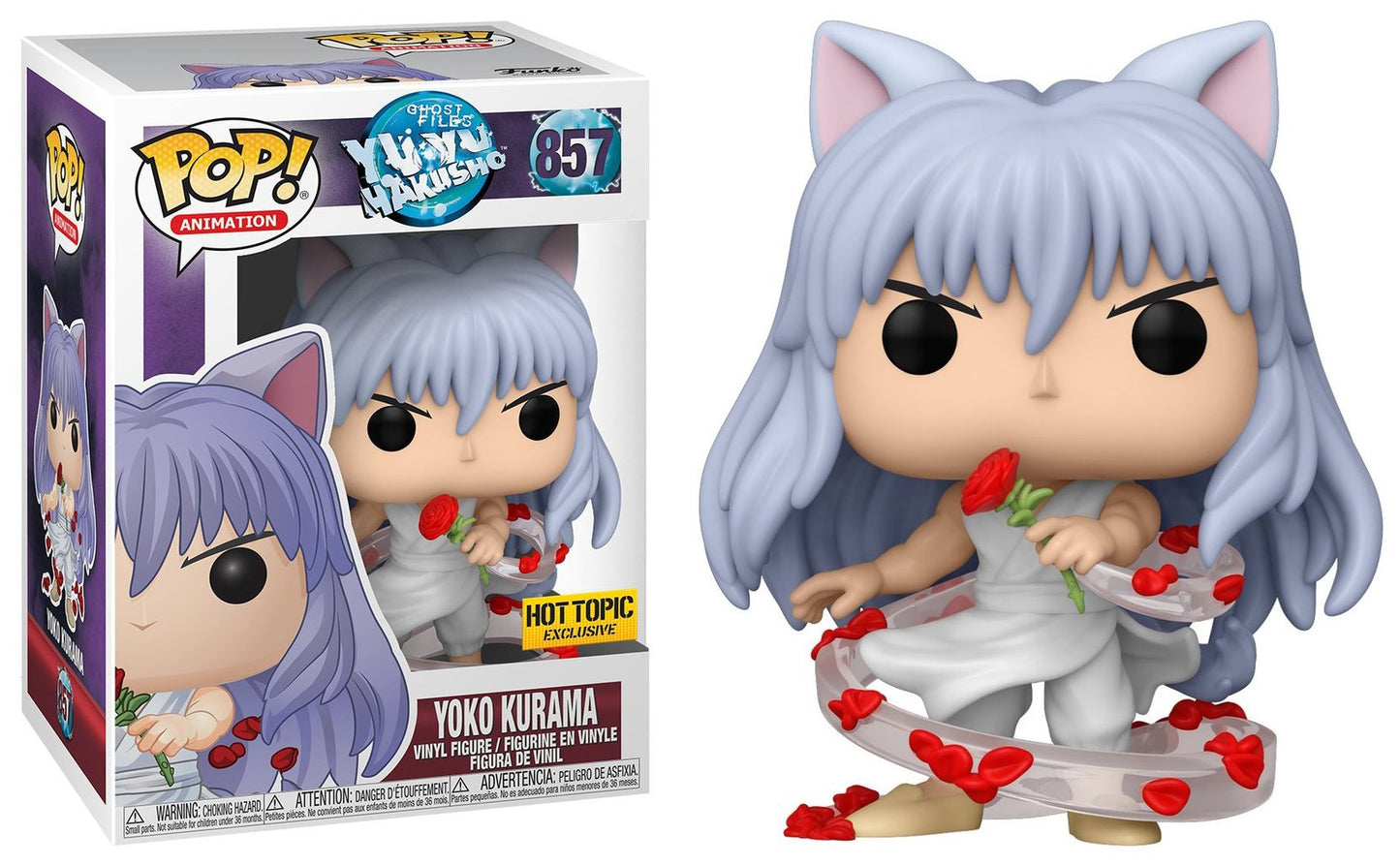Yu Yu Hakusho: Yoko Kurama (Demon) (Hot Topic Exclusive) (857) [POP!] - Funko Sealed