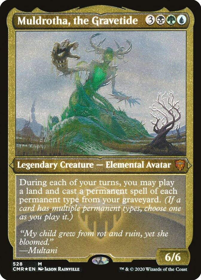 Muldrotha the Gravetide (Foil Etched) (528) [CMR] - MTG Single