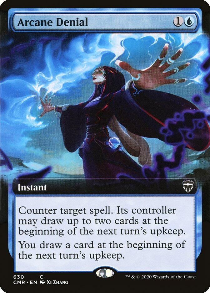 Arcane Denial (Extended Art) (630) [CMR] - MTG Single