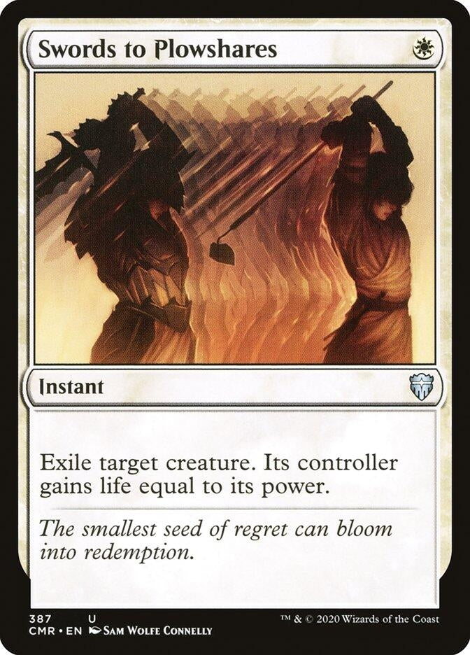Swords to Plowshares (387) [CMR] - MTG Single