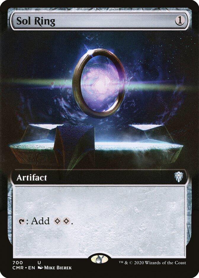 Sol Ring (Extended Art) (700) [CMR] - MTG Single