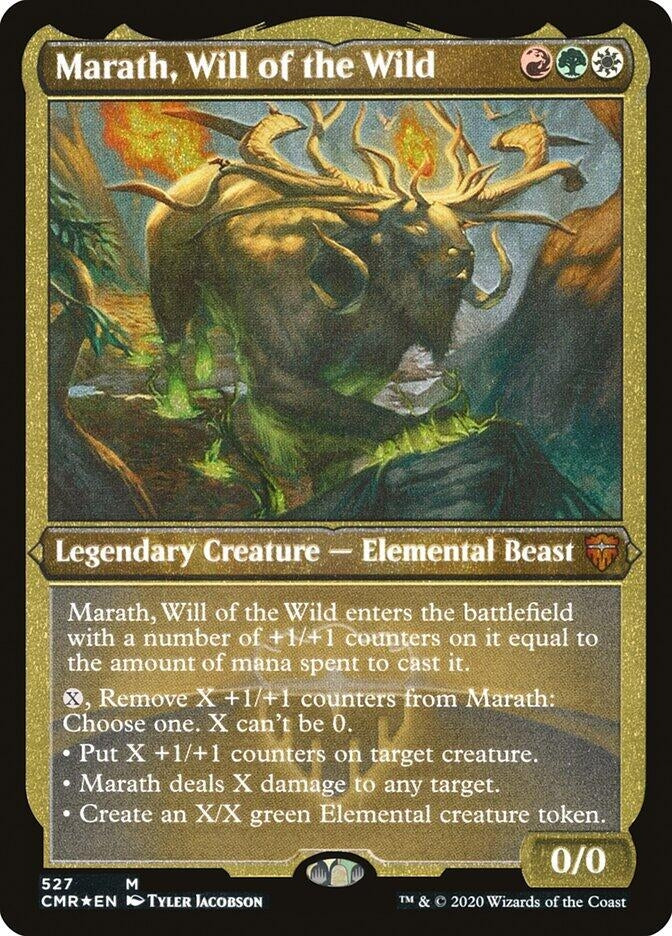 Marath Will of the Wild (Foil Etched) (527) [CMR] - MTG Single